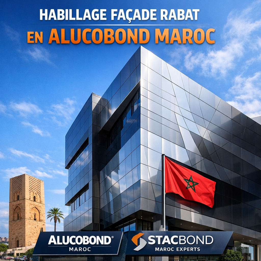 Habillage Façade Rabat en Alucobond Maroc – Stacbond Maroc Experts